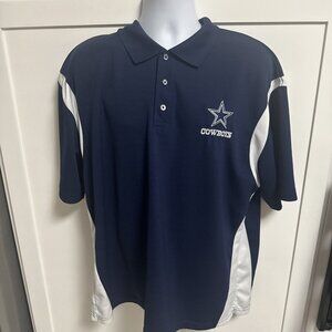 Dallas Cowboy Vintage Polo Shirt Size XL Authentic Apparel Sports